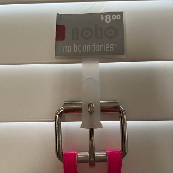 NEW Y2K No Boundaries Hot Pink & Clear Belt Small / Medium - Picture 3 of 4
